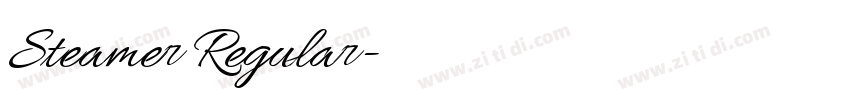 Steamer Regular字体转换 Steamer Regular字体转换